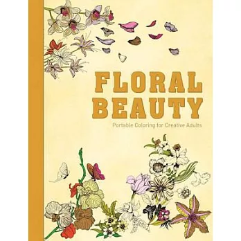 Floral Beauty: Portable Coloring for Creative Adults