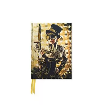 Steampunk Lady Foiled Pocket Journal