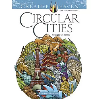 Circular Cities Coloring Book