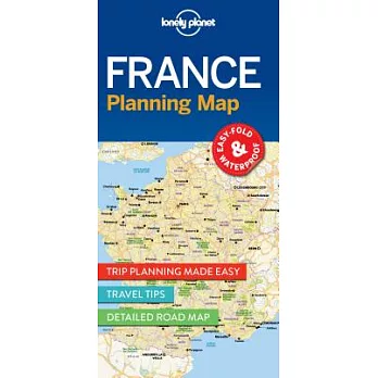 Lonely Planet France Planning Map