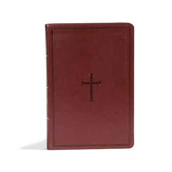 The Holy Bible: Christian Standard Bible, Brown Leathertouch, Giant Print Reference Bible