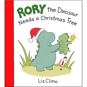 Rory the Dinosaur needs a Christmas tree /