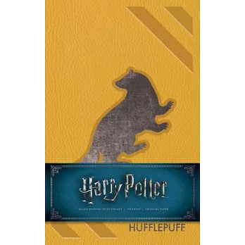 Harry Potter: Hufflepuff Hardcover Ruled Journal