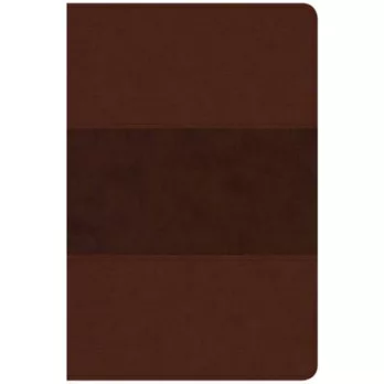 Holy Bible: Christian Standard Bible, Personal Size Reference Bible, Saddle Brown Leathertouch