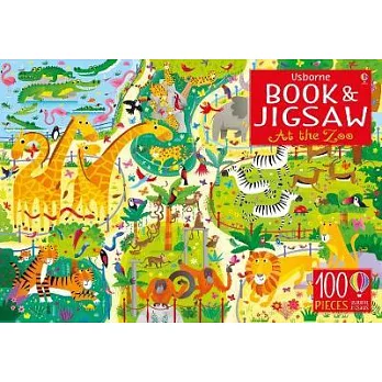 Book & Jigsaw At the Zoo