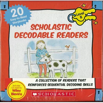 Scholastic Decodable Readers Level B with Audio CD