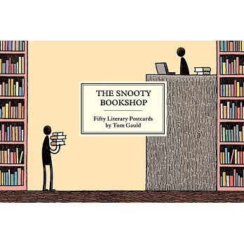 The Snooty Bookshop: Fifty Literary Postcards by Tom Gauld