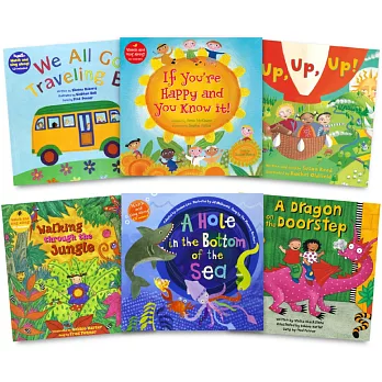 Barefoot音樂律動繪本套書（6冊合售）