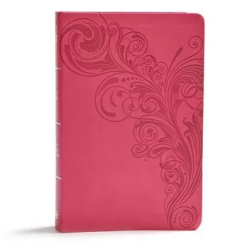 Holy Bible: King James Version, Reference Bible, Pink Leathertouch