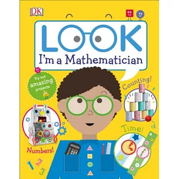 職業體驗遊戲書（3-7歲適讀）：我是數學家Look I’m a Mathematician