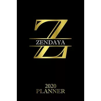 Zendaya: 2020 Planner - Personalised Name Organizer - Plan Days, Set Goals & Get Stuff Done (6x9, 175 Pages)