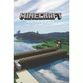 Minecraft Notebook: Player’’s Notebook, Sketchbook, Diary, Journal, For Kids, For A Gift, To School - 120 Wide Ruled Blank Pages - 6＂ x 9＂