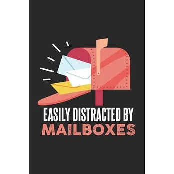 博客來-Easily Distracted By Mailboxes: 120 Pages I 6x9 I Wide Ruled ...