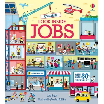 互動機關遊戲書：工作（5歲以上）Look Inside Jobs