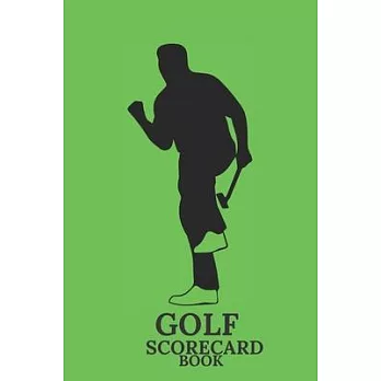 Golf Scorecard book: Golf Score Cards, Golfing Log, Golf Gift holder personalized . 100 Pages 6＂x9＂ inch