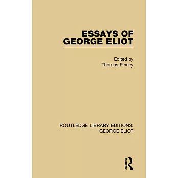 Essays of George Eliot