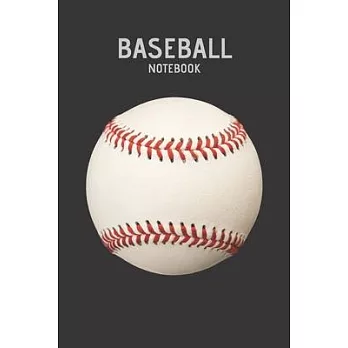 Baseball Notebook: Youth Baseball Ball Notebook Game Stats Coach Playbook Scorebook