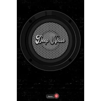 Deep House Planner: Boom Box Speaker Deep House Music Calendar 2020 - 6 x 9 inch 120 pages gift