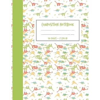 composition notebook 3 in 1: types of dinosaurs notebooks and journals with Lines for Children, Kids, Girls, Teens, college students. and Women -: