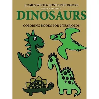 Coloring Books for 2 Year Olds (Dinosaurs)