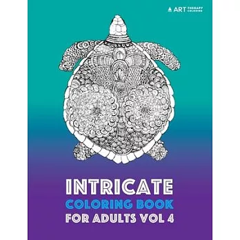 Intricate Coloring Book For Adults Vol 4