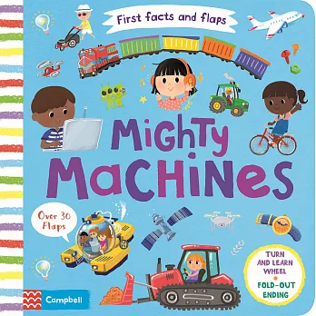 知識翻翻硬頁書 Mighty Machines  (學齡前)