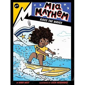 Mia Mayhem rides the waves /