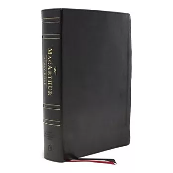 Nasb, MacArthur Study Bible, 2nd Edition, Genuine Leather, Black, Thumb Indexed, Comfort Print: Unleashing God’’s Truth One Verse at a Time