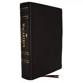 The Nkjv, MacArthur Study Bible, 2nd Edition, Genuine Leather, Black, Comfort Print: Unleashing God’’s Truth One Verse at a Time