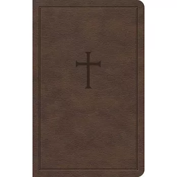 KJV Personal Size Bible, Brown Leathertouch