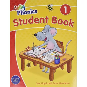 Jolly Phonics Student Book 1: In Print Letters (American English Edition)