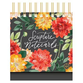 CSB Scripture Notecards, Hosanna Revival Edition, Dahlias