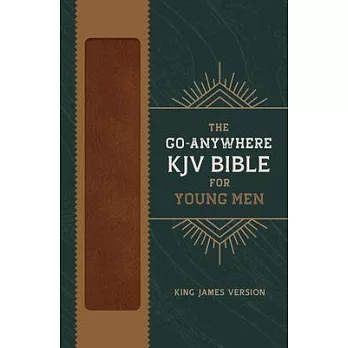 The Go-Anywhere KJV Bible for Young Men [Woodgrain Chestnut]