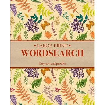 Large Print Wordsearch: Easy-To-Read