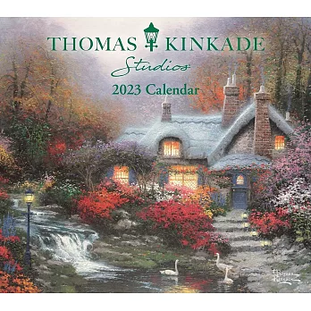 Thomas Kinkade Studios 2023 Deluxe Wall Calendar