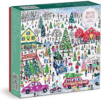 Michael Storrings Christmas Tree Farm 1000 Piece Foil Puzzle