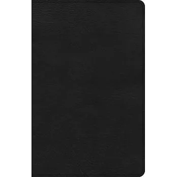 CSB Large Print Personal Size Reference Bible, Black Leathertouch, Indexed