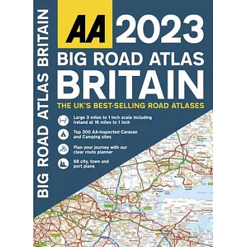 Big Road Atlas Britain 2023 PB
