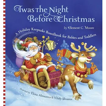 Twas the Night Before Christmas: A Holiday Keepsake Boardbook for Babies and Toddlers