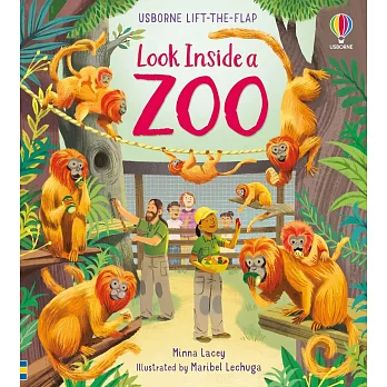 互動機關遊戲書：動物園（5歲以上）Look Inside a Zoo