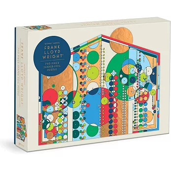 Frank Lloyd Wright Midway Mural 750 Piece Shaped Foil Puzzle
