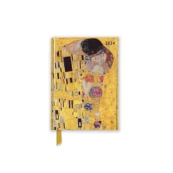 Gustav Klimt: The Kiss 2024 Luxury Pocket Diary - Week to View