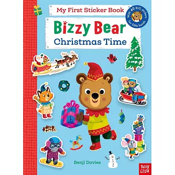 Bizzy Bear歡樂聖誕貼紙書（內附40張大貼紙）My First Sticker Book: Christmas Time