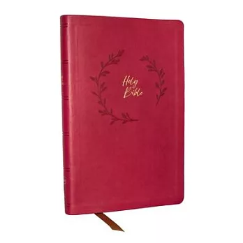 KJV Holy Bible, Value Ultra Thinline, Pink Leathersoft, Red Letter, Comfort Print