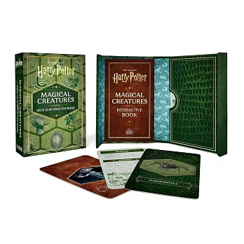 哈利波特：魔法奇獸牌卡組（40張奇獸牌卡+手冊） Harry Potter Magical Creatures Deck and Interactive Book