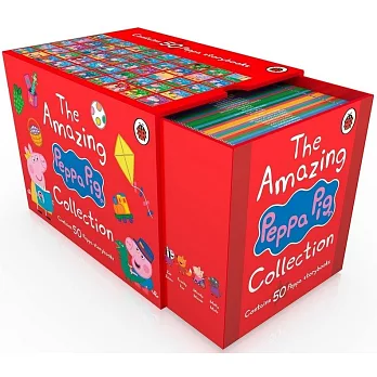 《粉紅豬小妹》超值50本故事套書（紅色書盒）Peppa Pig: The Amazing Collection (1-50 Box) RED