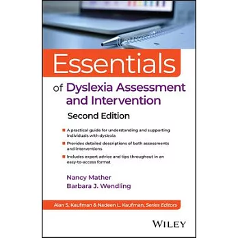 Essentials of Dyslexia Assessment and Intervention