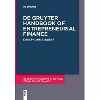 de Gruyter Handbook of Entrepreneurial Finance