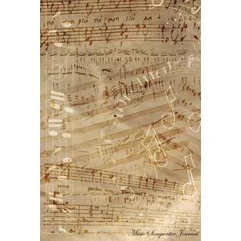 Harmonious Creations: Songwriter’s Staff Paper Journal for Musical Masterpieces