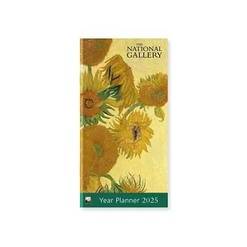 National Gallery: Van Gogh, Sunflowers 2025 Year Planner - Month to View